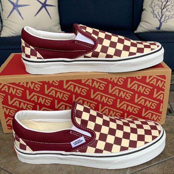 VANS CLASSIC SLIP ON CHECKERBOARD PRTRY/TRWHT WMNS - Picture 3 of 16